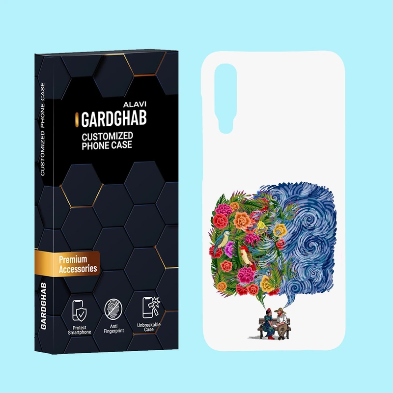 کاور گارد قاب علوی مدل هنری مناسب برای گوشی موبایل سامسونگ Galaxy A50 / A50s / A30s