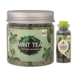 چای نعنا نوتروآلگ  - 25 گرم به همراه پودر اسپیرولینا - 8 گرم