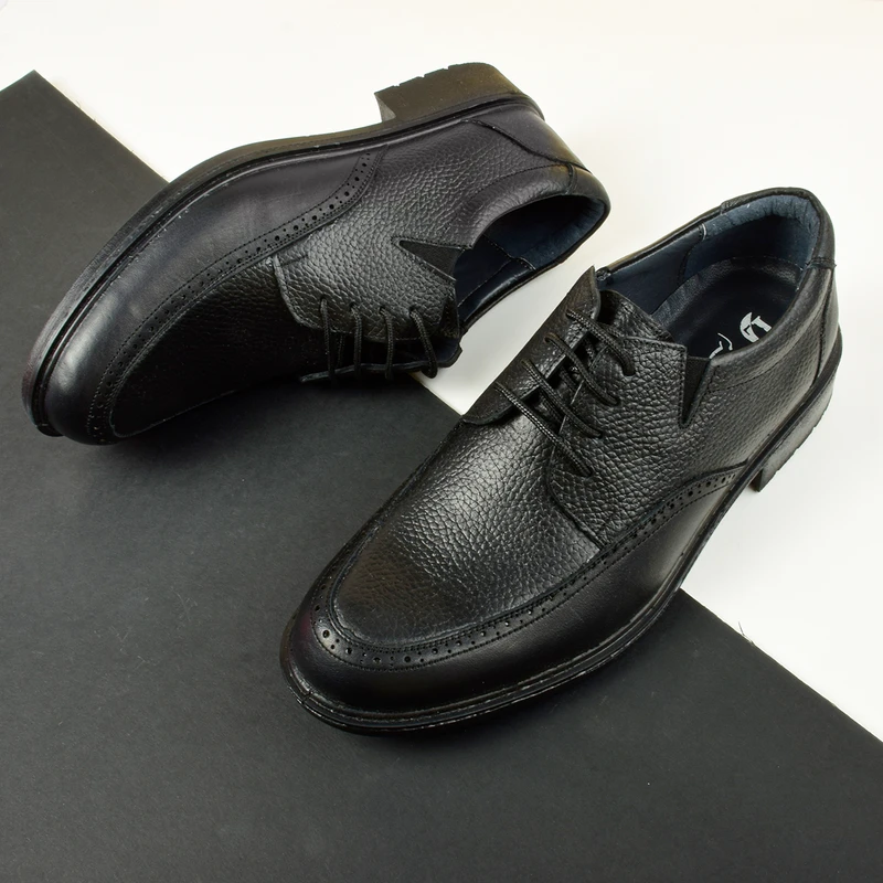 عکس شماره 3 : کفش مردانه مدل آرادیپو چرم طبیعی bk.1813