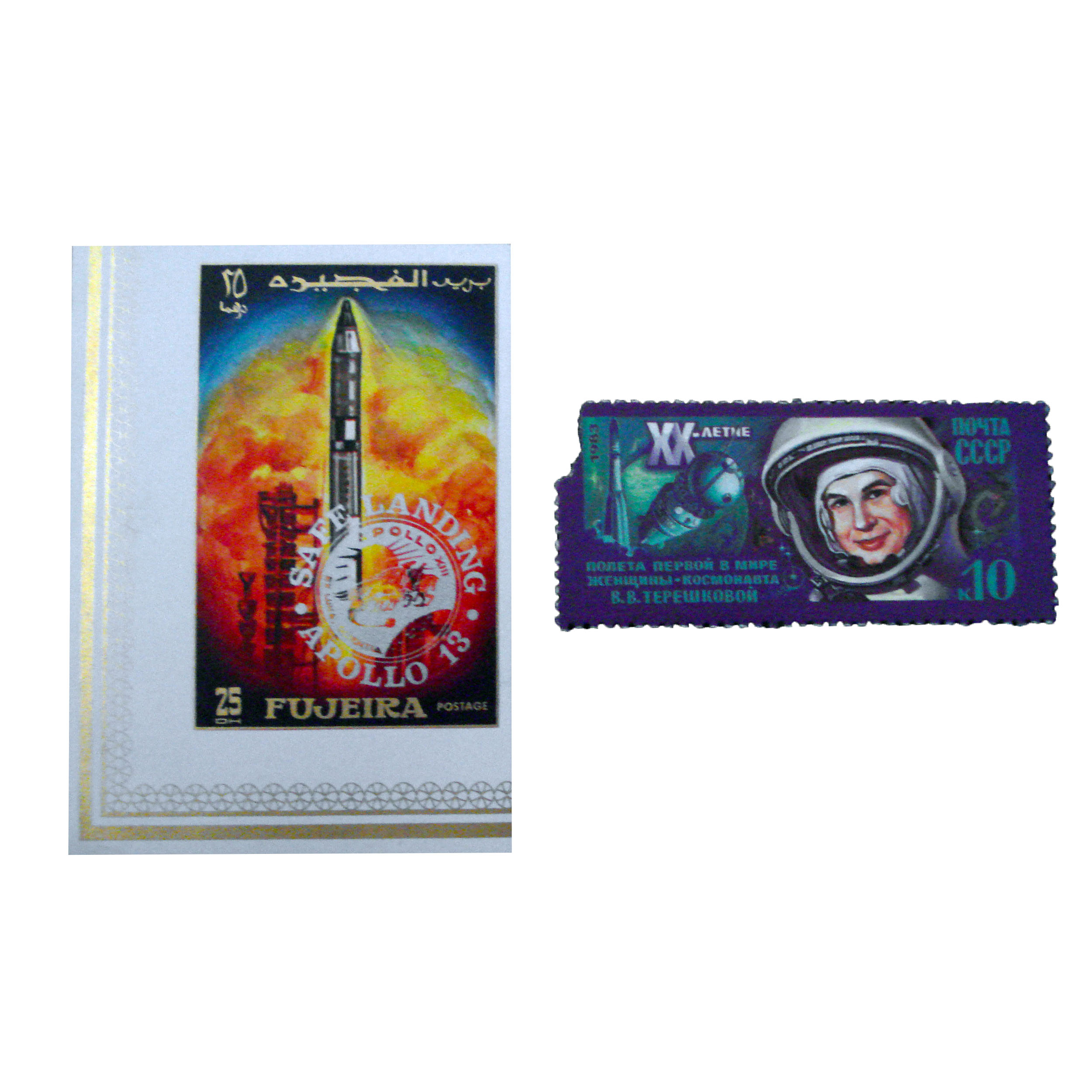 تمبر یادگاری مدل فضایی کد bc-1418 مجموعه 2 عددی