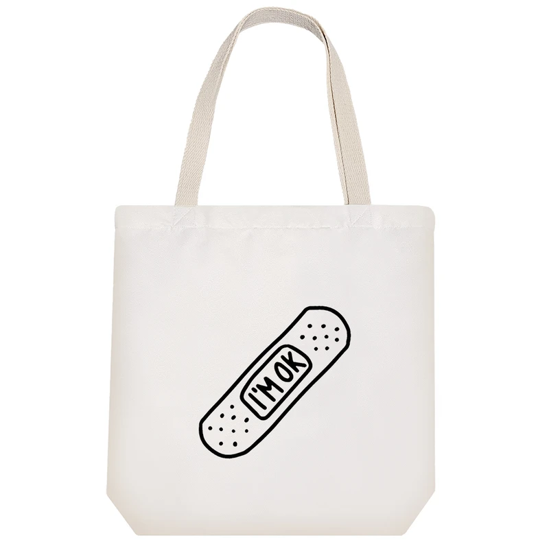 ساک خرید خندالو مدل چسب زخم I`m OK کد 5226