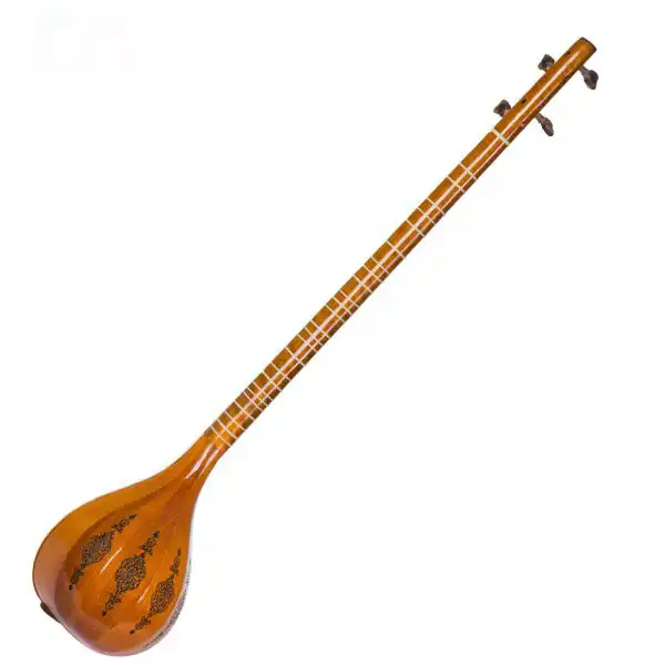 سه تار مفاخری مدل سوخته کاری کد2