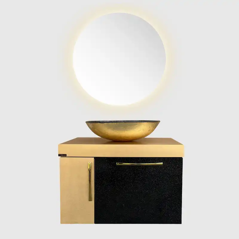 روشویی سیتکا مدل GL-hr003 به همراه آینه