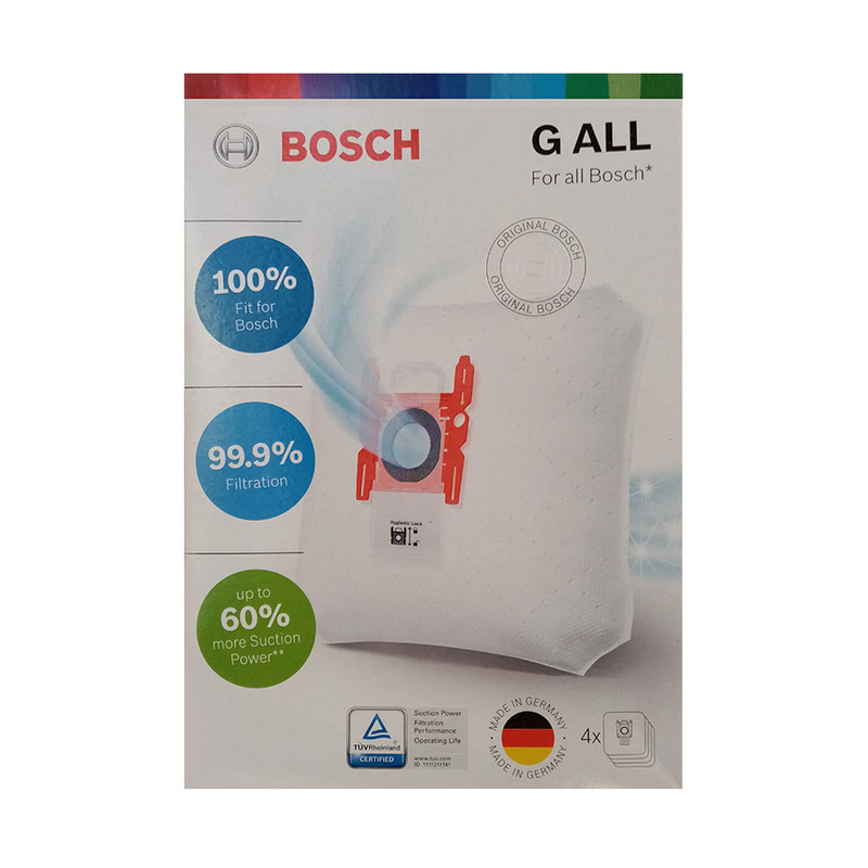 کیسه جاروبرقی بوش مدل GALL بسته 4عددی مناسب برای جاروبرقی های بوش تایپ G,GALL کیسه جاروبرقی بوش مدل GALL بسته 4عددی مناسب برای جاروبرقی های بوش تایپ G,GALL