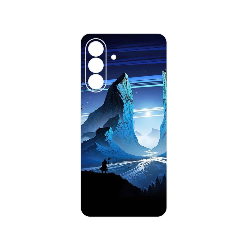 برچسب پوششی ماهوت مدل Blue Mountains Digital Art مناسب برای گوشی موبایل سامسونگ Galaxy A56