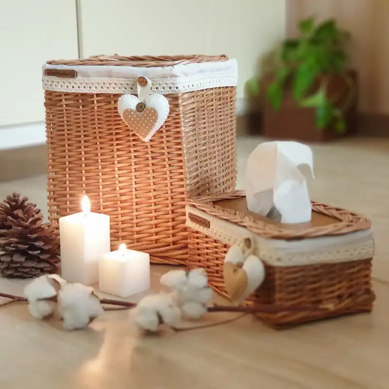 ست سطل و جادستمالی حصیری اکوسبدکو مدل moas030w