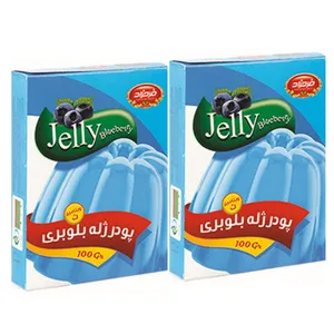 پودر ژله بلوبری فرحزاد - 100 گرم بسته 2 عددی