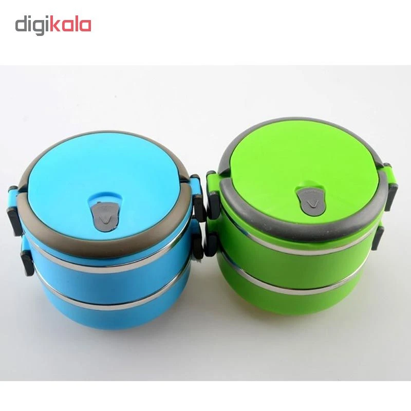 عکس شماره 2 : ظرف غذا مدل لانچ باکس کد 1002277
