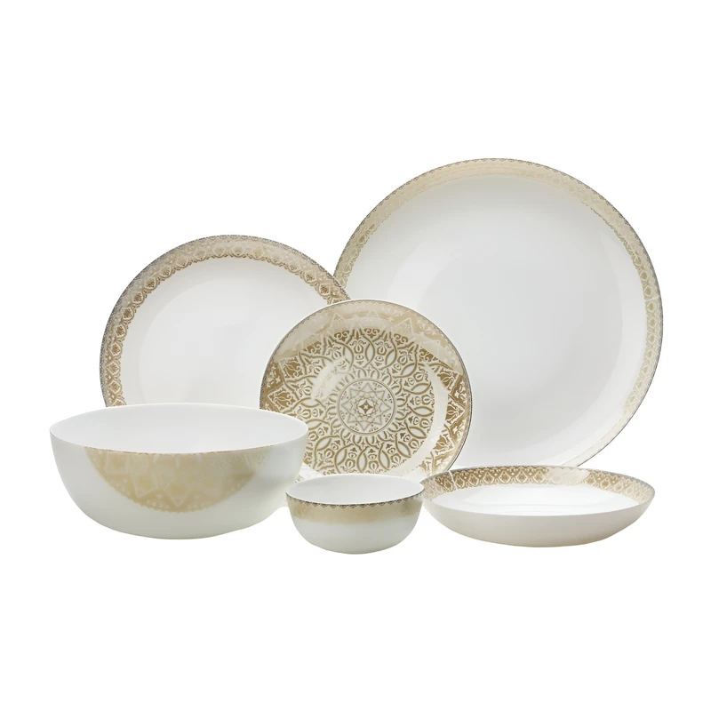 سرویس غذاخوری 26 پارچه گلدن اپال مدل الما