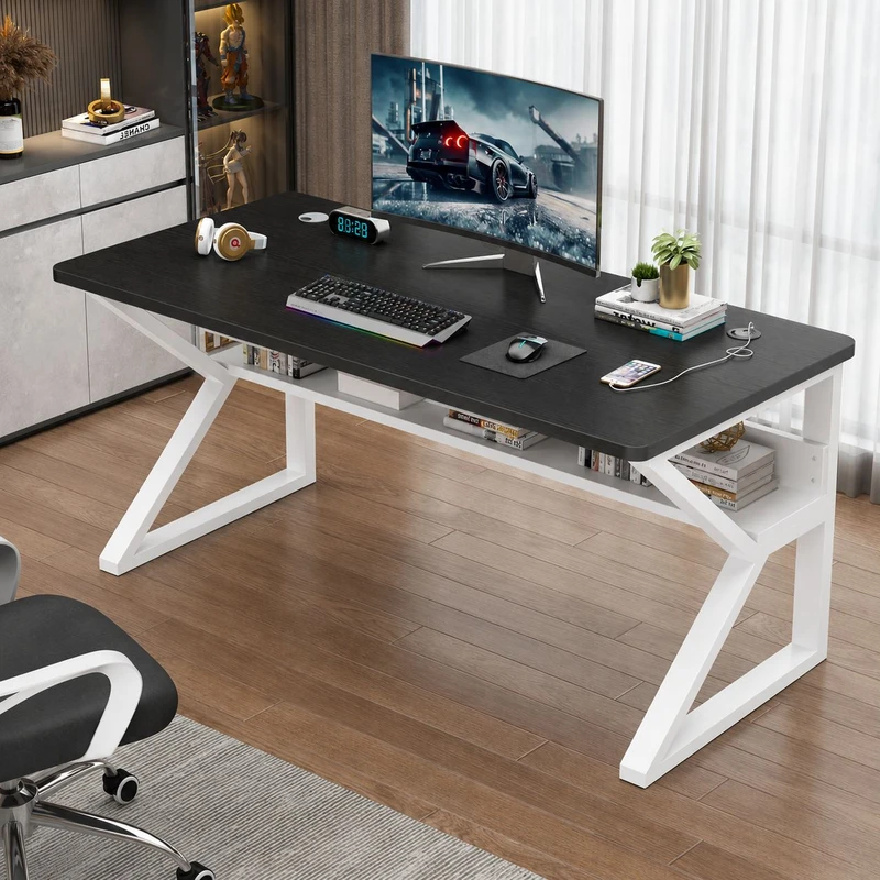 میز کامپیوتر پروفیل صنایع ارس مدل As02 سایز 120×60