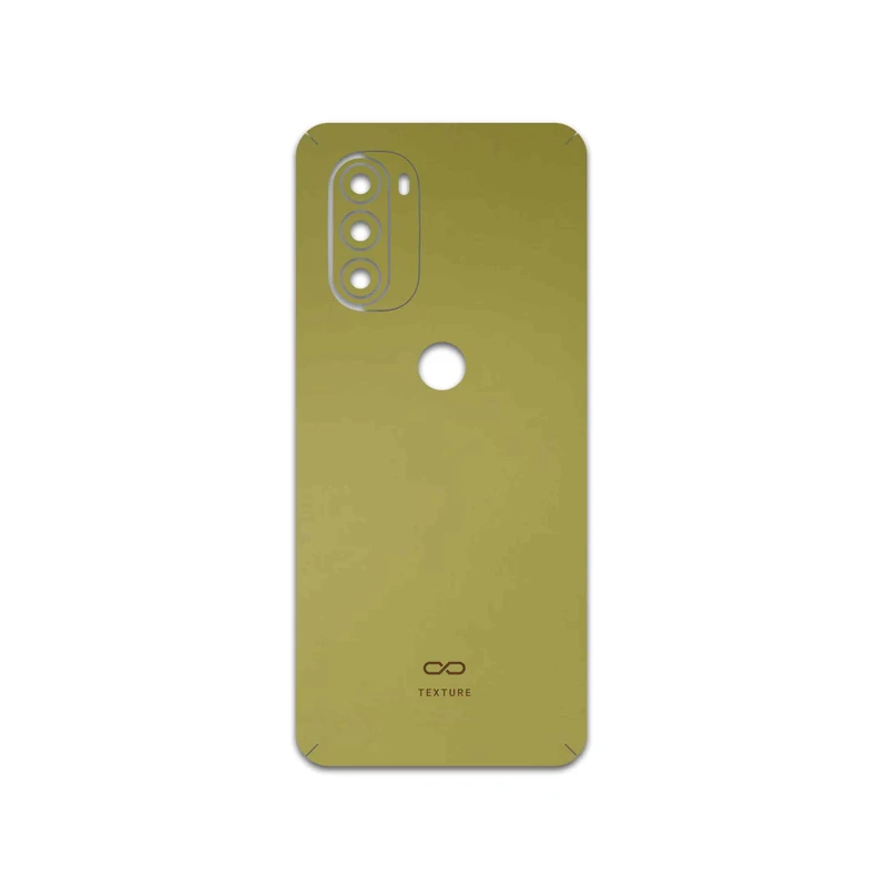 برچسب پوششی ماهوت مدل Matte-Gold مناسب برای گوشی موبایل موتورولا Moto G51 5G
