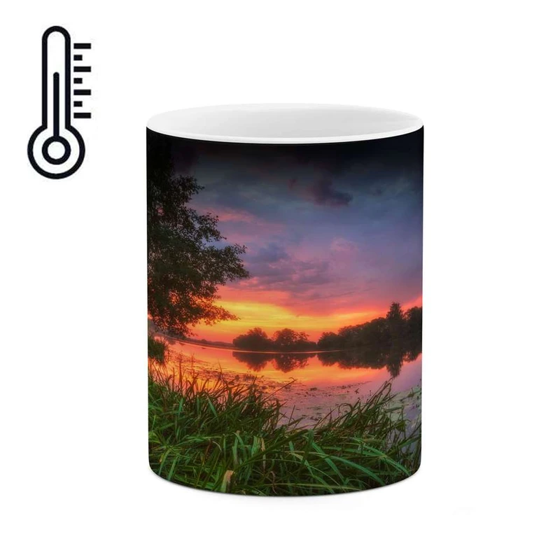 ماگ حرارتی کاکتی مدل منظره کد mgh14043