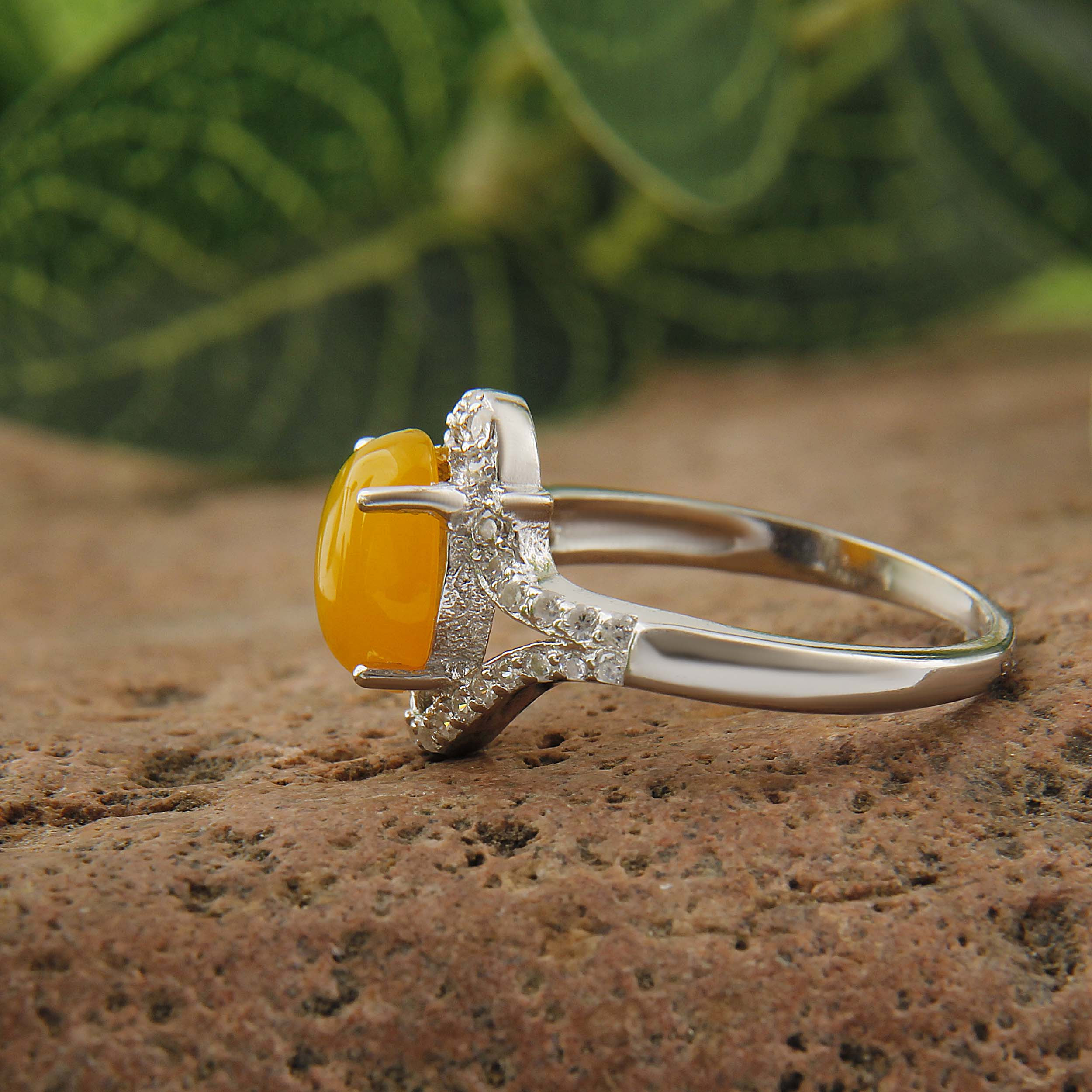 انگشتر نقره زنانه بازرگانی میلادی مدل سنگ عقیق شرف الشمس نگین برلیان بدون ریزش ابکاری رادیوم کد AWR_1584 انگشتر نقره زنانه بازرگانی میلادی مدل سنگ عقیق شرف الشمس نگین برلیان بدون ریزش ابکاری رادیوم کد AWR_1584