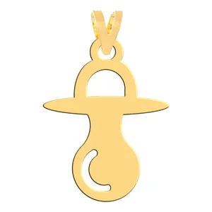 آویز گردنبند طلا 18 عیار زنانه فرشته مدل پستونک WNL-000495