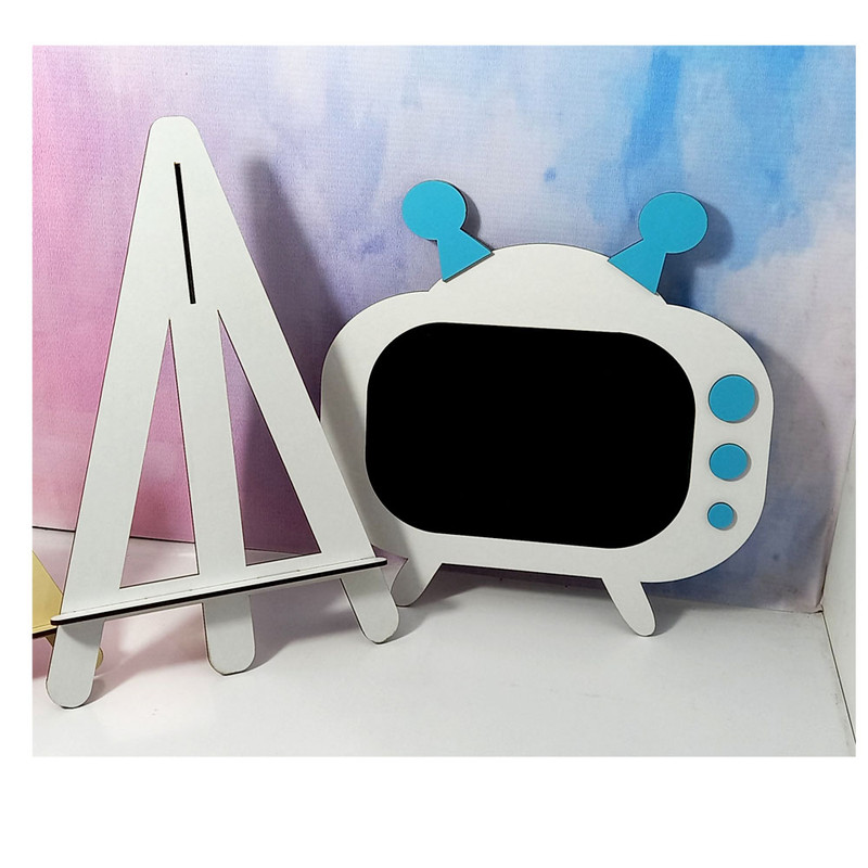 تخته سیاه مدل Tv  سایز 26x26 سانتی متر