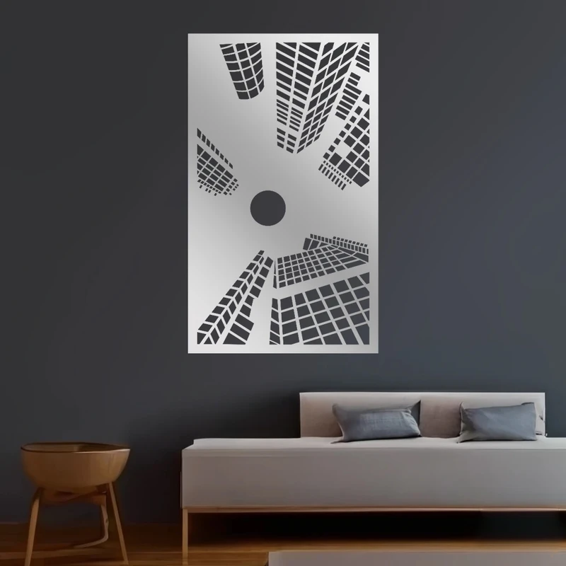 آینه پلکسی گلس مدل دکوراتیو کد N136