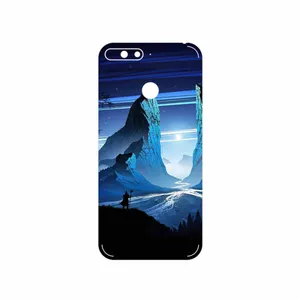 MAHOOT Blue Mountains Digital Art Cover Sticker for Huawei Y6 Prime 2018