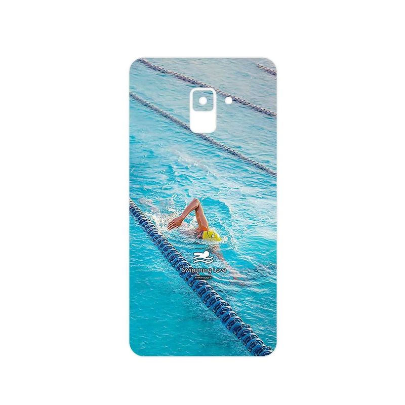 برچسب پوششی ماهوت مدل Swimming مناسب برای گوشی موبایل سامسونگ Galaxy A8 Plus 2018