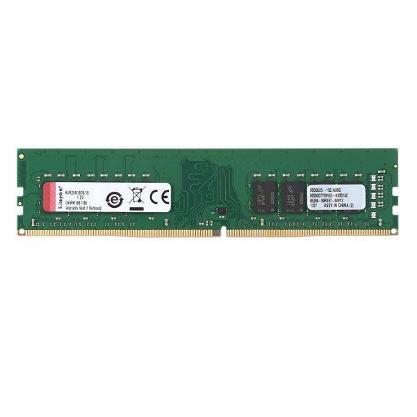 رم دسکتاپ DDR4 تک کاناله 2133 مگاهرتز CL15 کینگستون مدل KVR21 ظرفیت 16 گیگابایت