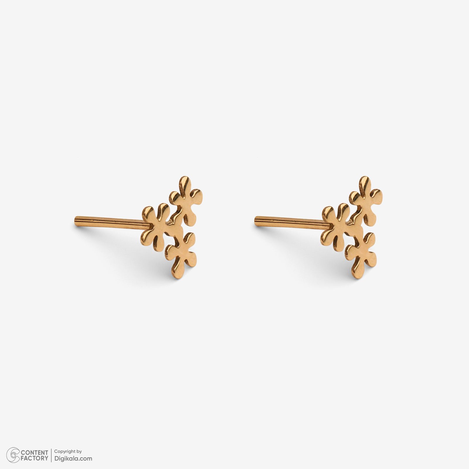 نیم ست طلا 18 عیار زنانه سایا گلد مدل گل دریایی ns12 -  - 3