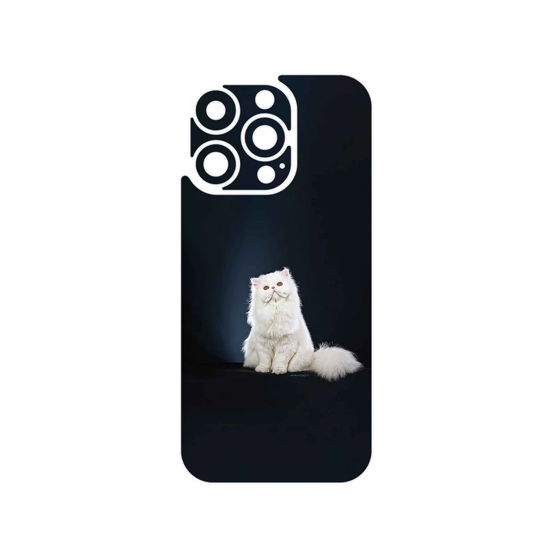 برچسب پوششی ماهوت مدل Persian_cat مناسب برای گوشی موبایل اپل iPhone 16 Pro
