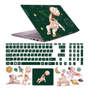 نقد و بررسی استیکر لپ تاپ مدل 6015 hk مناسب برای لپ تاپ 15.6 اینچ به همراه برچسب حروف فارسی کیبورد توسط خریداران