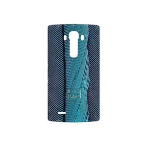 MAHOOT Turquoise feathers Cover Sticker for LG G3