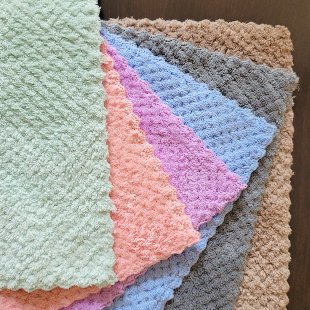 دستمال آشپزخانه مدل پولیشی