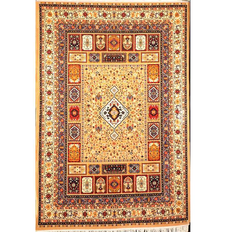 گبه ماشینی طرح مرسانا زمینه بژ