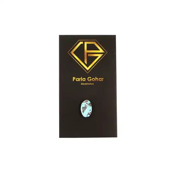 سنگ فیروزه پارلا گوهر مدل نیشابوری کد 3569