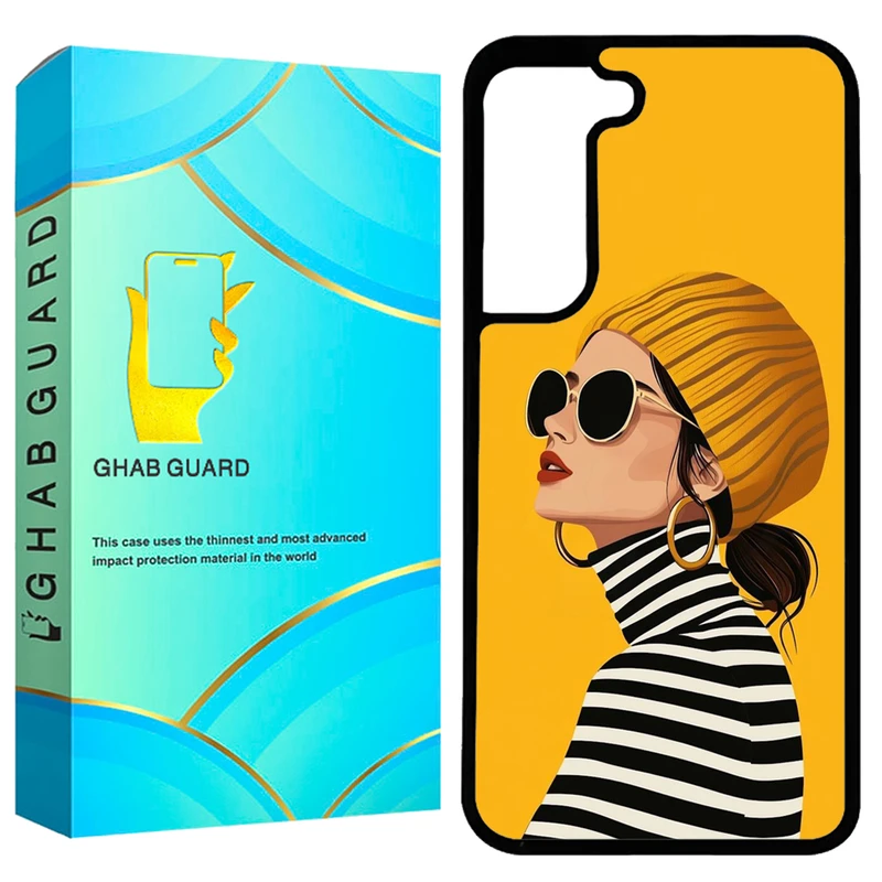 کاور قاب گارد طرح دختر مدل GCHPA21F مناسب برای گوشی موبایل سامسونگ Galaxy S21 FE 5G