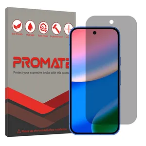 Promate Resistant model privacy screen protector suitable for Google Pixel 10 mobile phone