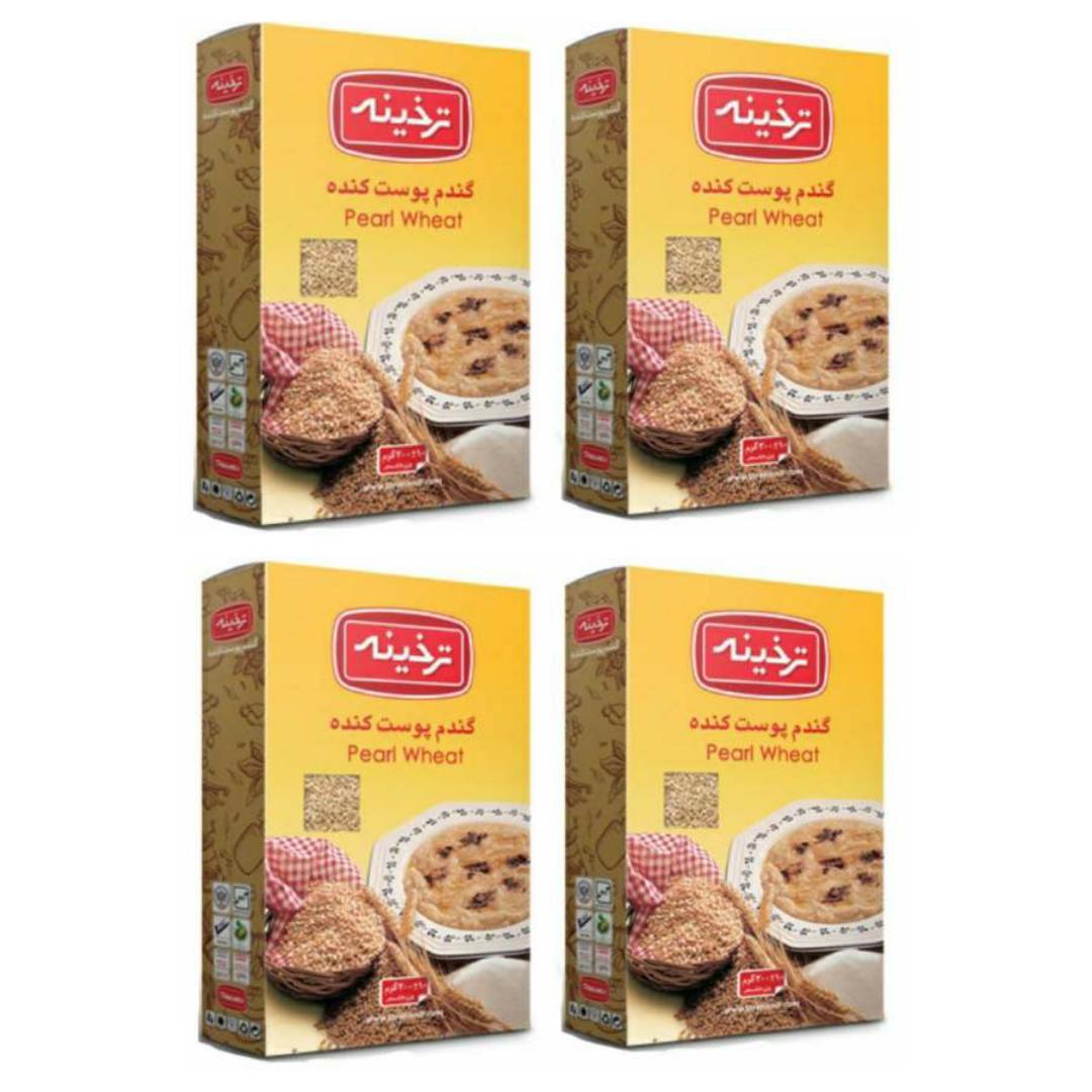 گندم پوست کنده ترخینه 300 گرم بسته 4 عددی