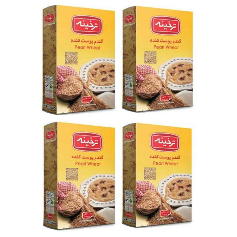 گندم پوست کنده ترخینه 300 گرم بسته 4 عددی