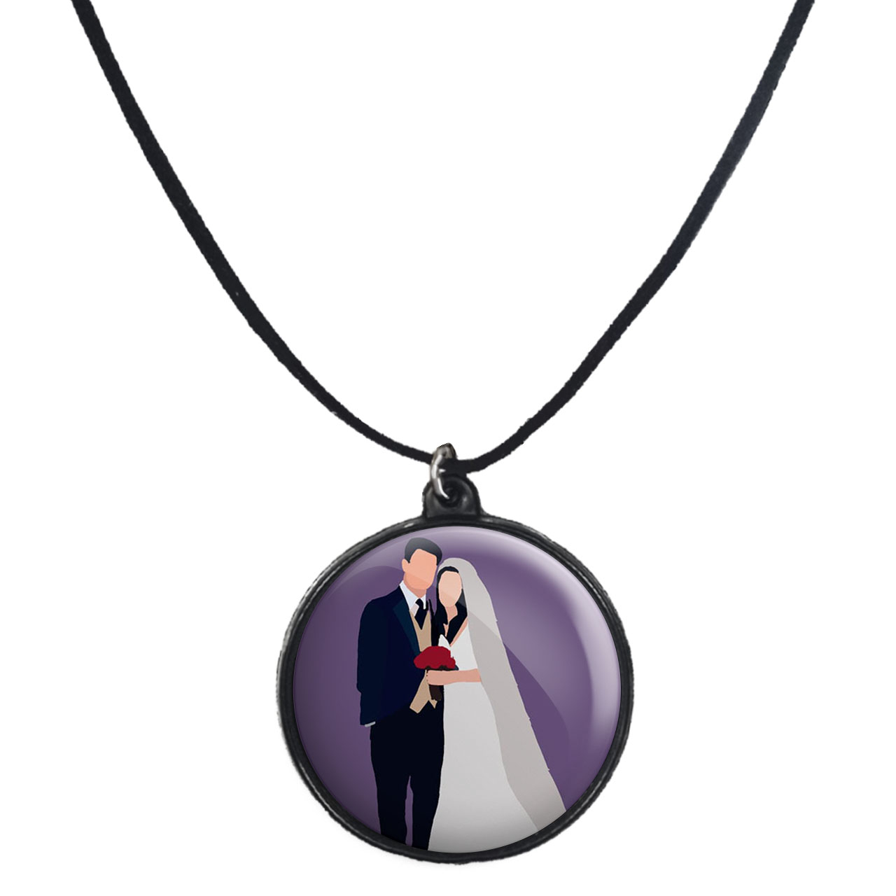 گردنبند پرمانه طرح فرندز کد pmb.18975 مدل دو طرفه