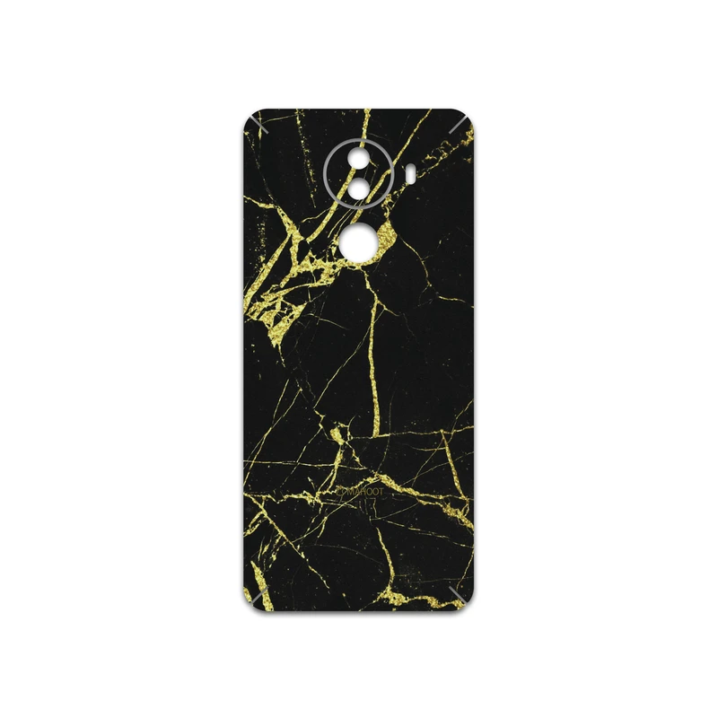 برچسب پوششی ماهوت مدل Graphite-Gold-Marble مناسب برای گوشی موبایل جی ال ایکس M1