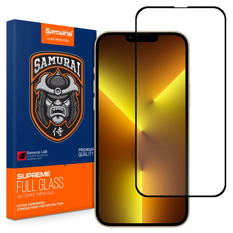محافظ صفحه نمایش شیشه ای سامورایی مدل ovglass مناسب برای گوشی موبایل اپل iPhone 13 Pro Max