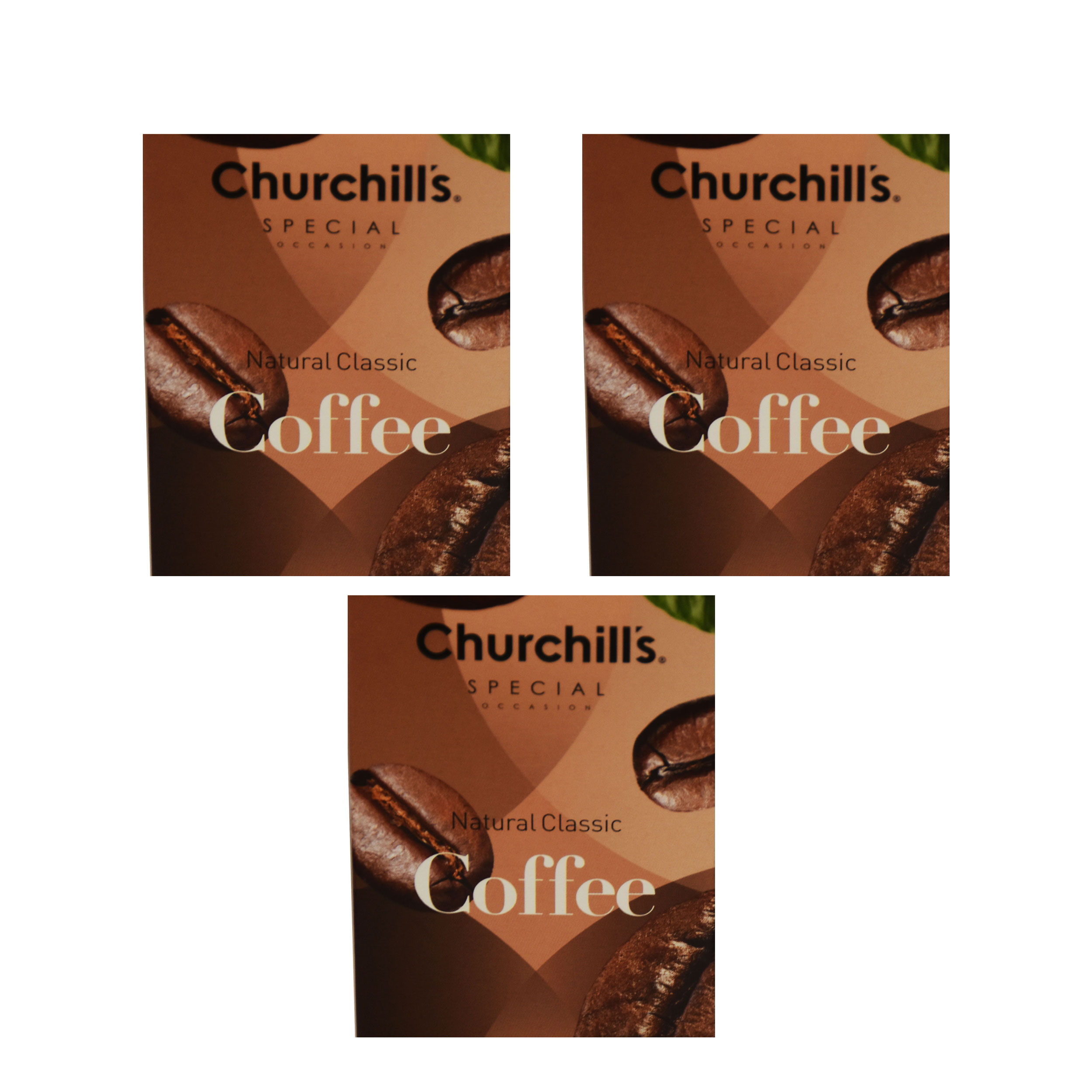 کاندوم چرچیلز مدل Natural Classic Coffee مجموعه 3 عددی