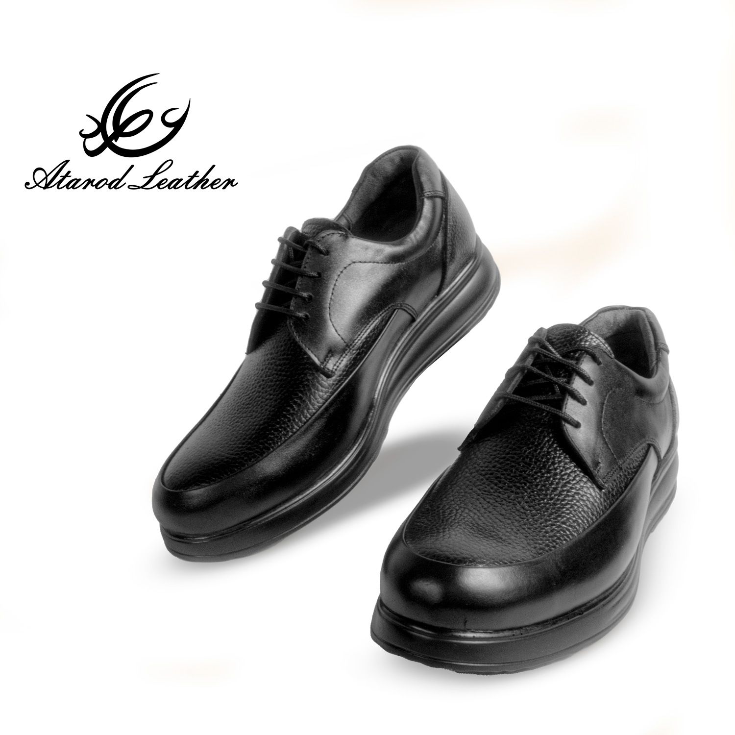 کفش طبی مردانه چرم عطارد مدل چرم طبیعی کد SH163 -  - 11