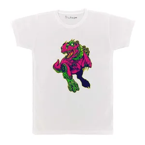 تی شرت بچگانه پرمانه طرح دایناسورهای بامزه کد pmt.5112