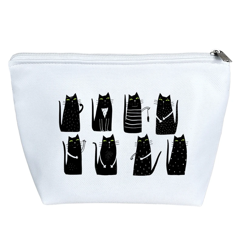 کیف لوازم آرایش دخترانه خندالو مدل گربه کد 1838