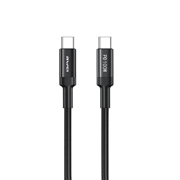 کابل تبدیل USB-C به USB-C اوی مدل CL-117T طول 1 متر
