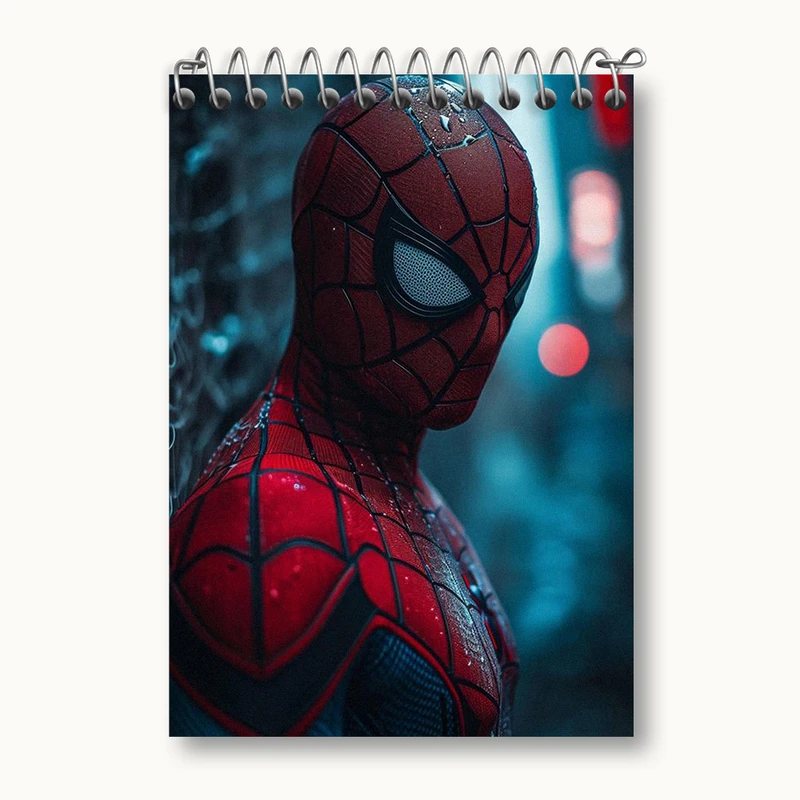 دفتر یادداشت 50 برگ خندالو طرح مرد عنکبوتی (Spider Man) کد N1770