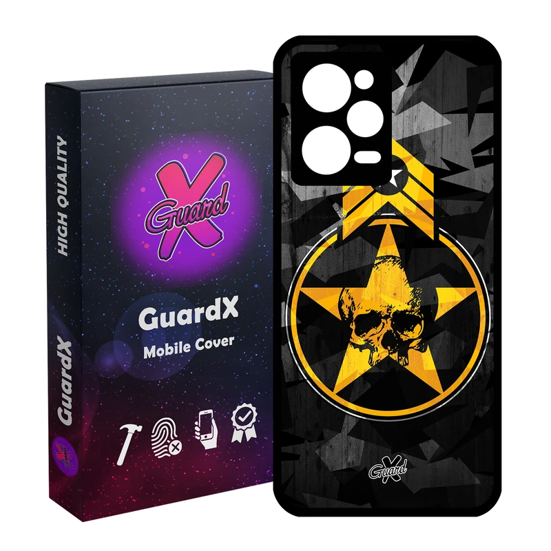 کاور گارد ایکس طرح Soldier مدل Glass10169 مناسب برای گوشی موبایل شیائومی Redmi Note 12 Pro 5G/Poco X5 Pro 5G/Note 12 Pro Pro speed