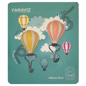 قلاب آویز آشپزخانه طرح بالن مدل Si-2 مجموعه 2 عددی