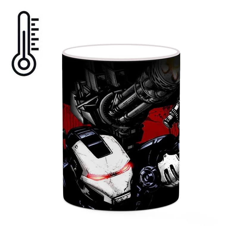 ماگ حرارتی کاکتی مدل مرد آهنی Iron Man کد mgh39121