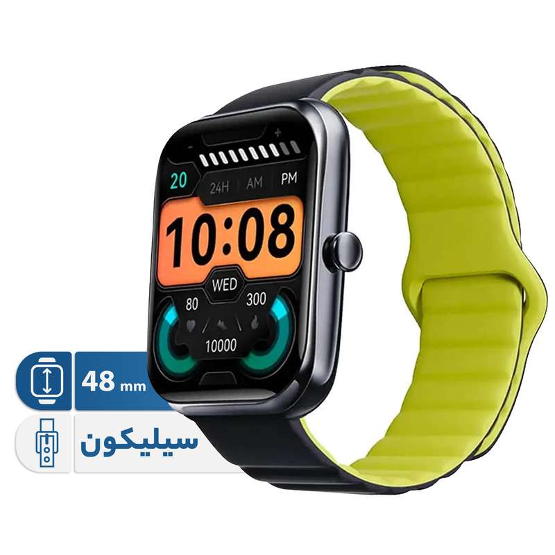 ساعت هوشمند 48 میلی متری هایلو مدل RS4 Max با بند سیلیکونی ساعت هوشمند 48 میلی متری هایلو مدل RS4 Max با بند سیلیکونی