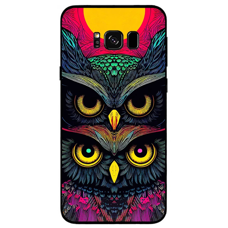 کاور مگافون طرح جغد مدل 1904 مناسب برای گوشی موبایل سامسونگ Galaxy S8   