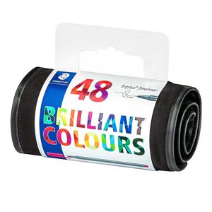 روان نویس استدلر کد 334RU48 مدل Triplus Fineliner Brilliant Colours بسته 48 عددی