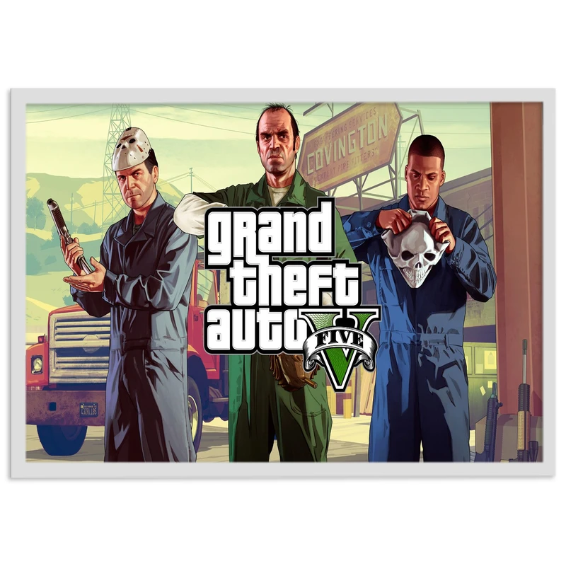 تابلو نوری بکلیت مدل طرح بازی گیم نت Gta مدل چراغدار W-s1413